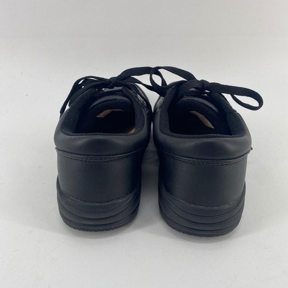 Propet Washable Walker W3840 Black Leather Lace Up Comfort Shoes Women  6.5 B M - Picture 4 of 8
